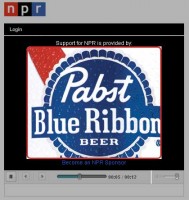 NPR classes up the joint.