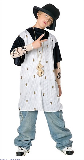 Rapsta Costume Kid's Costume: Rapsta